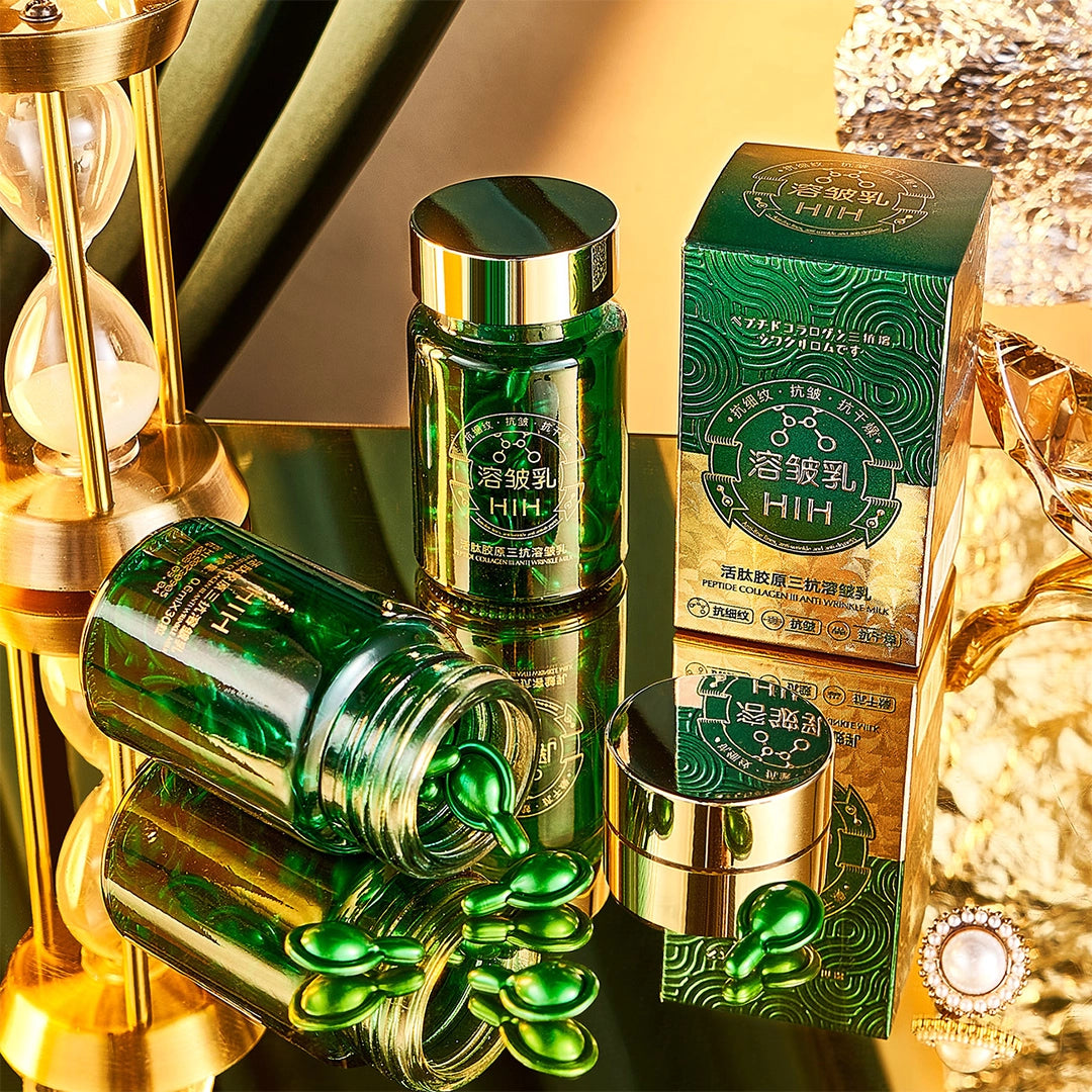 Omlazující kapsle s kolagenním peptidem - intenzivní hydratace, zpevnění, vyhlazení vrásek