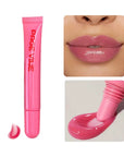 2-in-1 foundation with brush + lip gloss as a gift – perfect complexion and sensual lips!