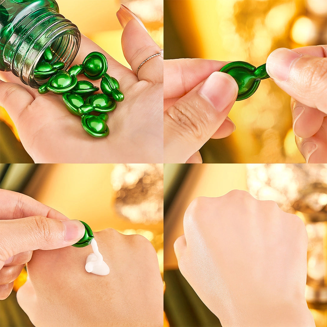 Omlazující kapsle s kolagenním peptidem - intenzivní hydratace, zpevnění, vyhlazení vrásek