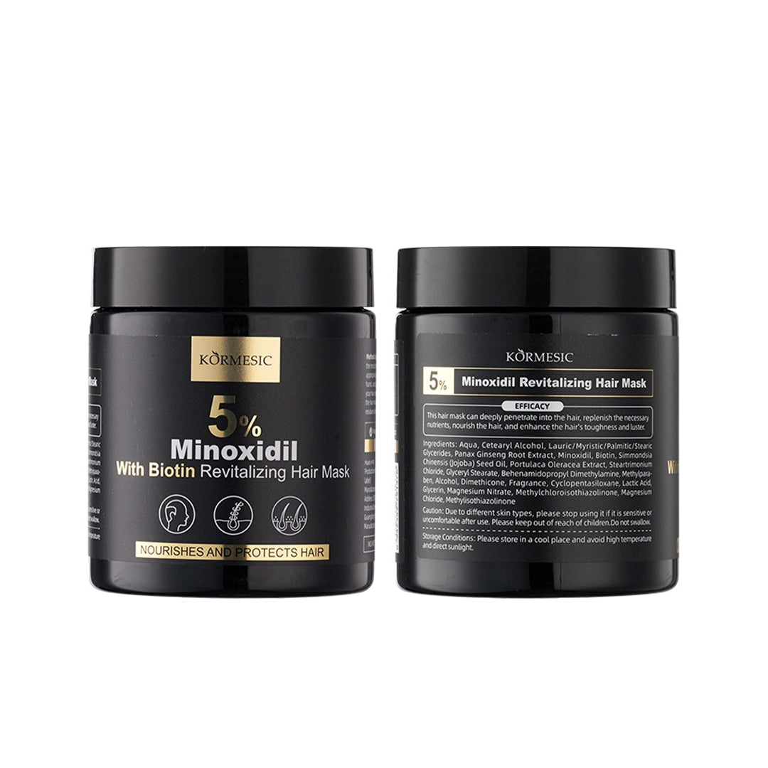 Zestaw przeciw wypadaniu włosów z minoksydylem 5% Kormesic (szampon + maska + serum)