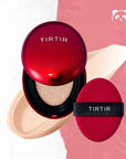 TIRTIR Mask Fit – długotrwały podkład w gąbce o perfekcyjnym kryciu 18g + 🎁 prezent do wyboru