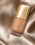 Zestaw do makijażu twarzy i oczu Luxelux – podkład serum Fresh Glow + tusz do rzęs Waterproof - Zestawy do makijażu