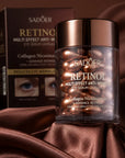 SADOER Retinol-Augenserum in Kapseln – Kollagen und Niacinamid, 45 Kapseln