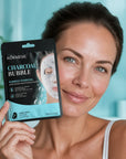 Čisticí pleťová maska Kormesic Charcoal Bubble – bambusové uhlí, čištění pórů 25 ml