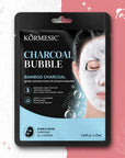 Čisticí pleťová maska Kormesic Charcoal Bubble – bambusové uhlí, čištění pórů 25 ml