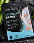 Maska oczyszczająca do twarzy Kormesic Charcoal Bubble – węgiel bambusowy, oczyszczanie porów 25 ml - Maski oczyszczające i na zaskórniki