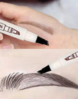 Waterproof eyebrow marker with tattoo effect