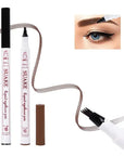 Waterproof eyebrow marker with tattoo effect