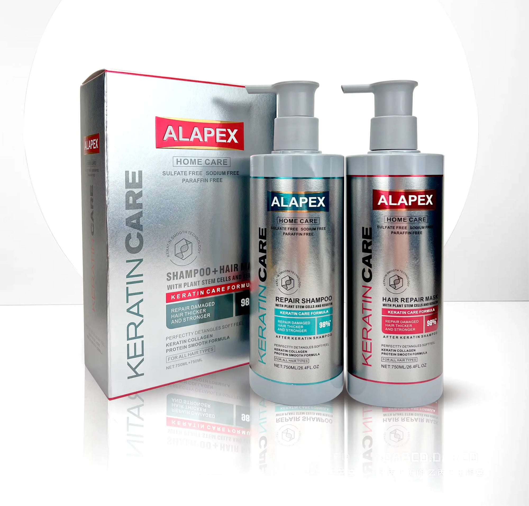 Šampon + maska pro intenzivní rekonstrukci vlasů Alepex