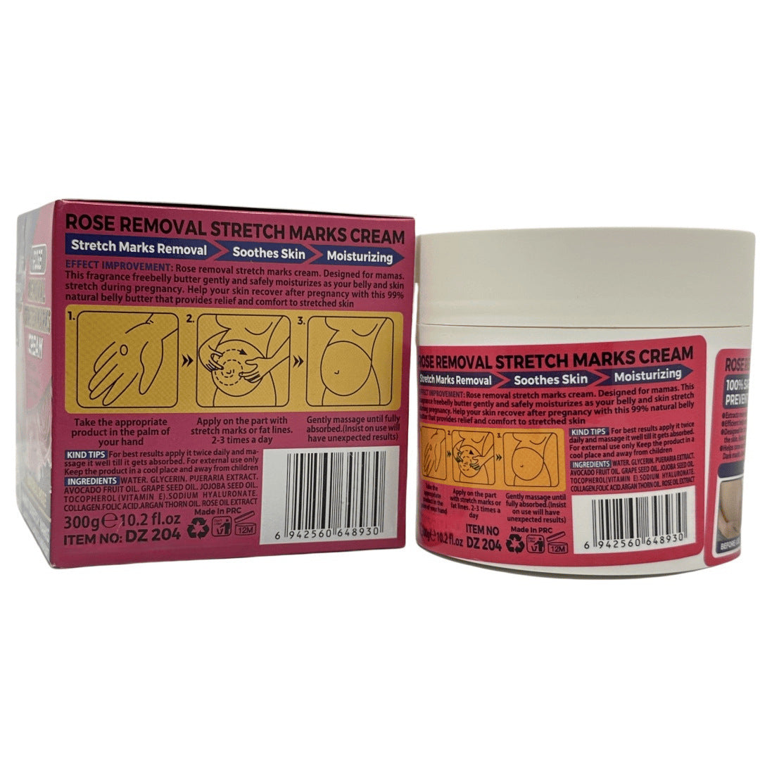 Krem na rozstępy z różą – łagodzący, regenerujący, nawilżający