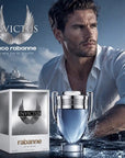 Woda toaletowa dla mężczyzn Rabanne Invictus – świeży i drzewny zapach, 100 ml