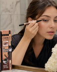 Pisak 2w1 do brwi i eyeliner Kiss Beauty Attractive Eye Makeup