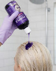 Fioletowy szampon neutralizujący żółte tony włosów blond Kormesic – 300 ml - Szampony do włosów