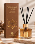 Świąteczny dyfuzor zapachowy LUXELUX Woodland Frost z opakowaniem