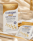 SADÖER overnight collagen face mask – intensive regeneration and hydration, 20 x 4 ml