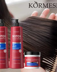 Zestaw do pielęgnacji włosów KORMESIC Botox & Keratin – regeneracja, nawilżenie i blask