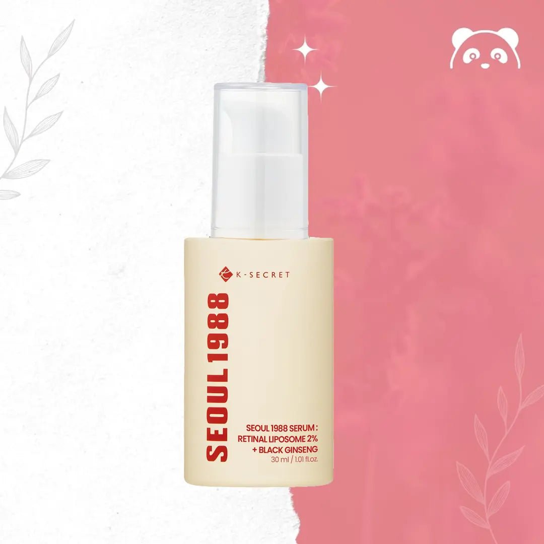 【45%OFF】【韓国美容】SODAJIMA美容液アルムタウンSD505 506 K-Secret Seoul 1988 Serum: Retinal Liposome 2% + Black Ginseng