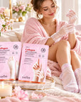 SADOER Collagen Nicotinamide – maski do dłoni i stóp – 40 ml / 2 × 40 ml - Maski do rąk i stóp