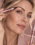Eyeliner i pisak do brwi 2w1 Sky Line – precyzyjny makijaż oczu i brwi - Eyelinery do oczu