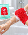 TVLV Red Diamond – rękawica peelingująca do ciała, 1 szt. – dodatkowe zdjęcie produktu 1