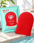TVLV Red Diamond – rękawica peelingująca do ciała, 1 szt. – zbliżenie produktu