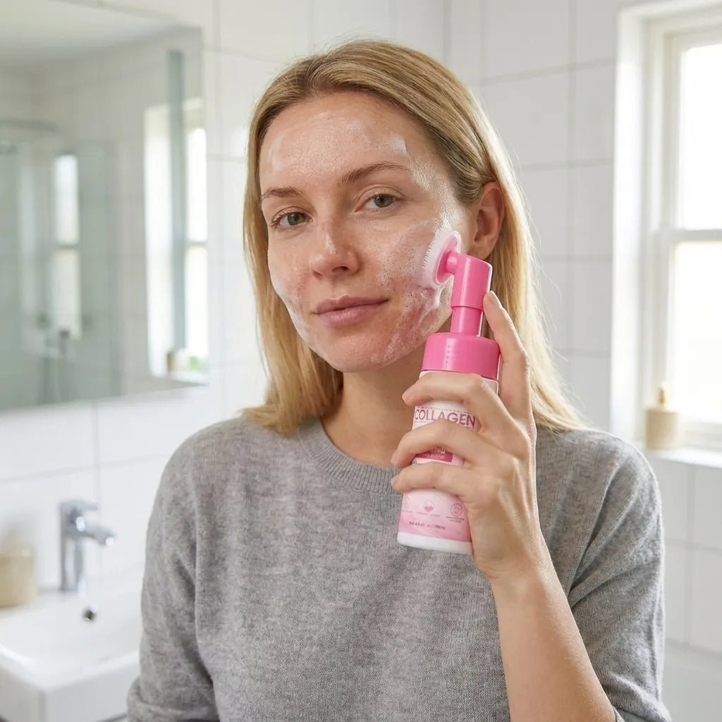 Пінка для очищення та зняття макіяжу Collagen – AzjaSklep