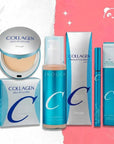 Zestaw ENOUGH Collagen 3X: Podkład, Puder, Eyeliner