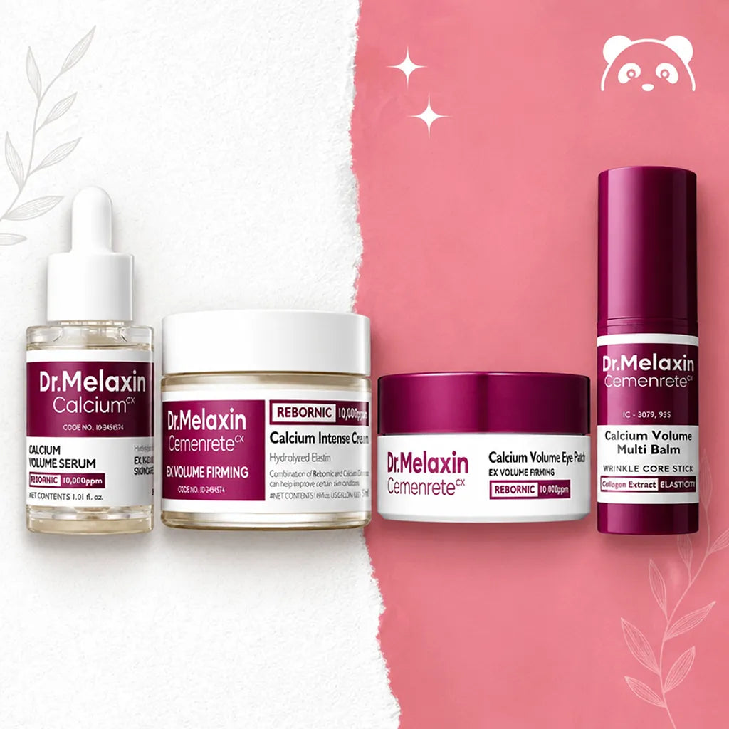 Dr.Melaxin Cemenrete Calcium Volume Set – umfassende Anti-Aging-Pflege mit Rebornic 10.000 ppm, Kollagen und Kalzium
