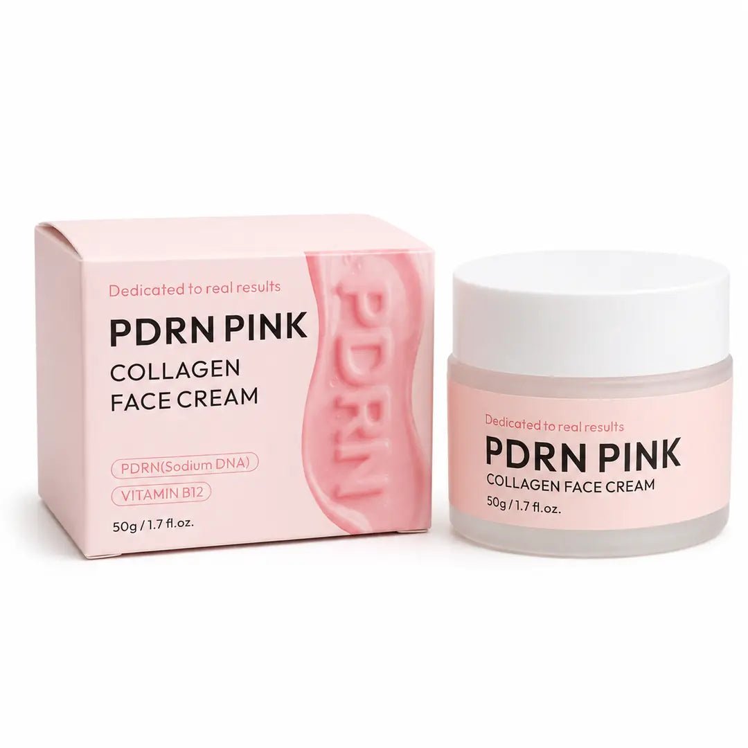 PDRN Pink Face Cream with Collagen and Vitamin B12 – Intense Hydration and Smoothing, 50 g