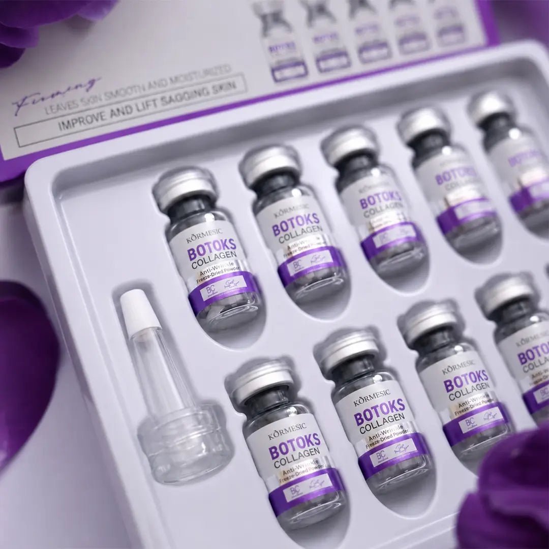Sada ampulí proti vráskám na obličej v lyofilizované formě – Botoks Collagen 5 + 5 ks