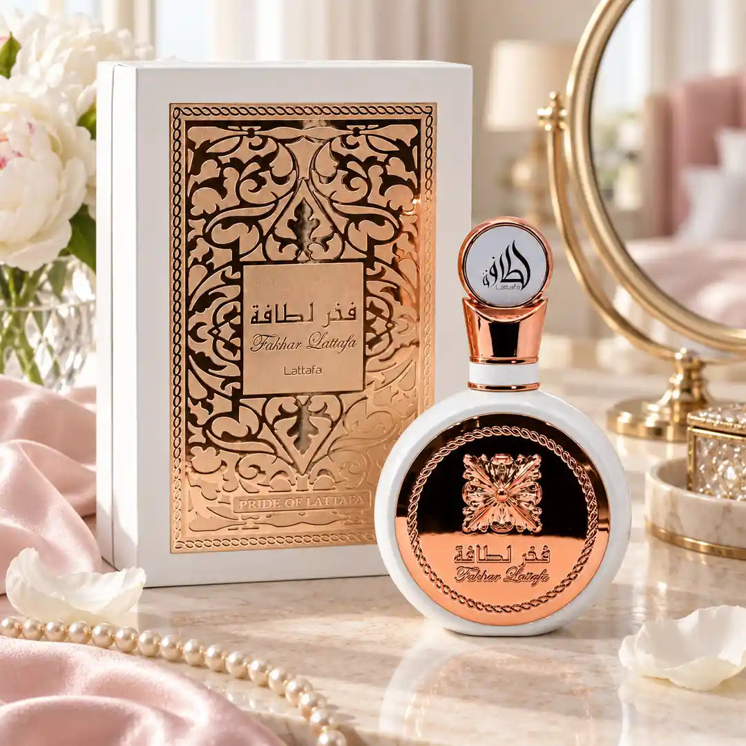 Lattafa Fakhar Rose Women's Eau de Parfum Floral Fragrance 100 ml
