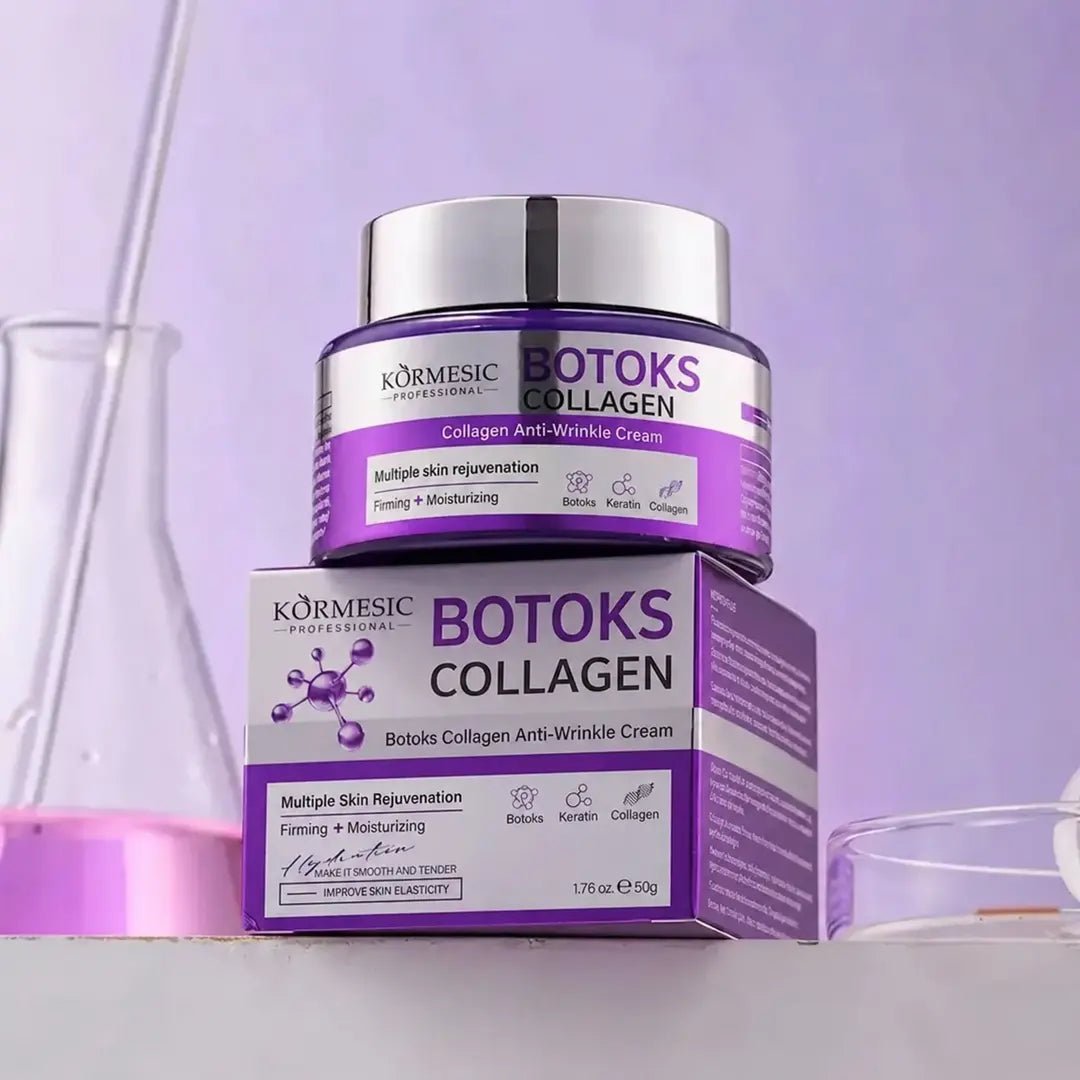 Zestaw do pielęgnacji twarzy Botoks Collagen 4w1 – płatki pod oczy, maska, esencja i krem