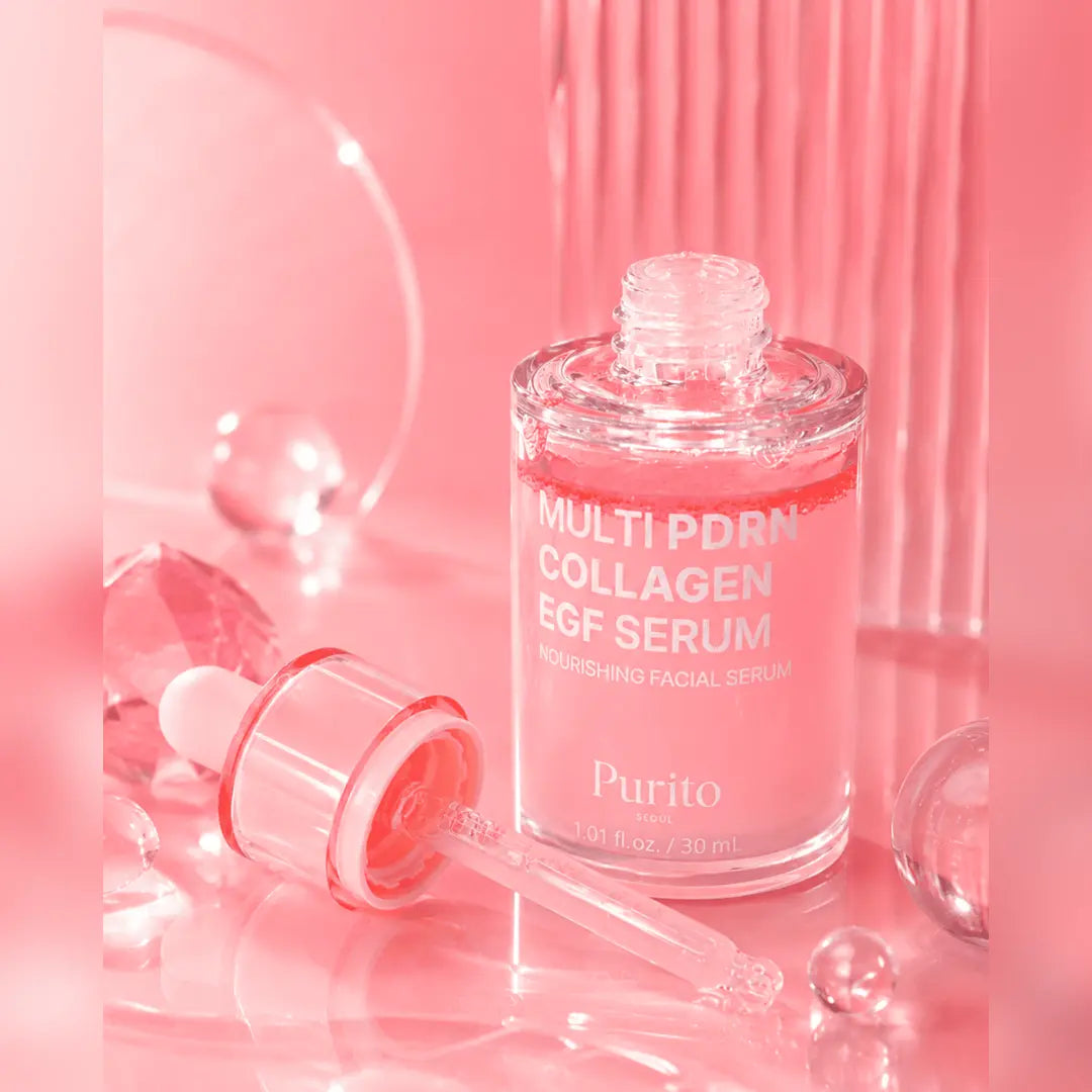 PURITO SEOUL Multi PDRN kollageeni EGF-seerum – taastav näoseerum – 30 ml
