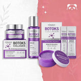 Zestaw do pielęgnacji twarzy Botoks Collagen 4w1 – płatki pod oczy, maska, esencja i krem