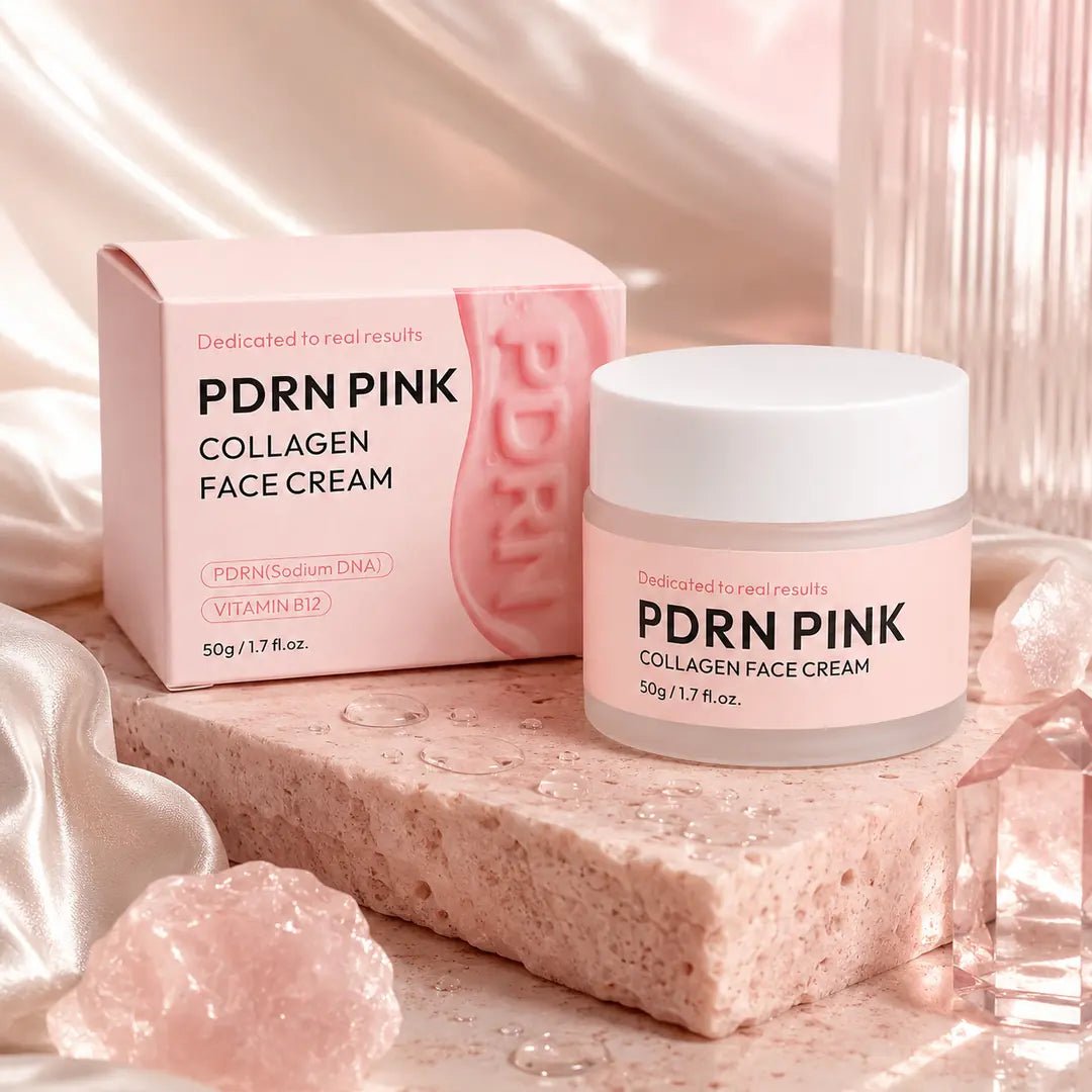PDRN Pink Face Cream with Collagen and Vitamin B12 – Intense Hydration and Smoothing, 50 g