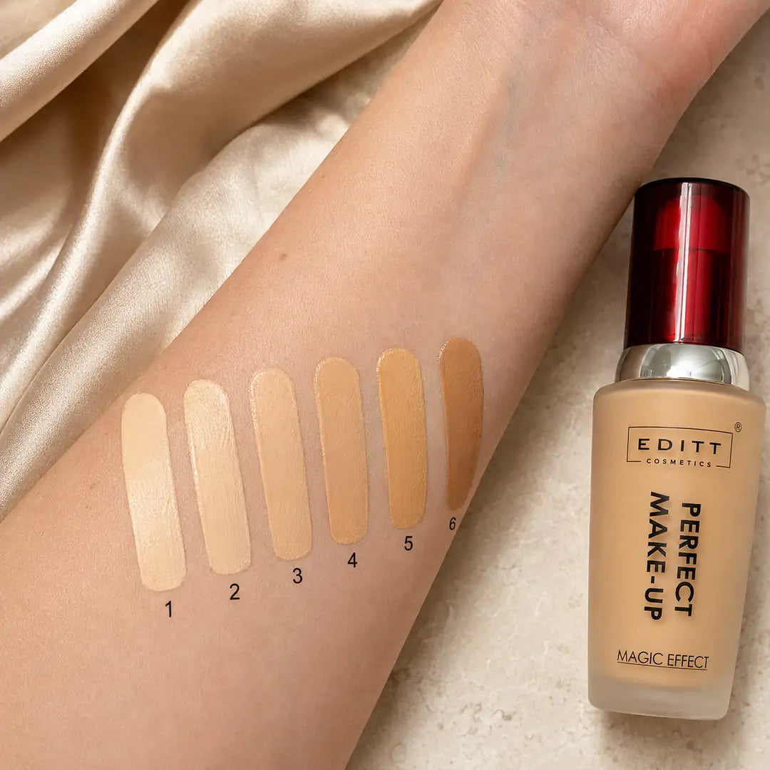 Podkład do twarzy Editt Perfect Make-Up Magic Effect, 35 g – 6 odcieni do wyboru