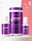 Matu kopšanas komplekts ar botoksa keratīnu KORMESIC (kondicionieris, maska, serums)