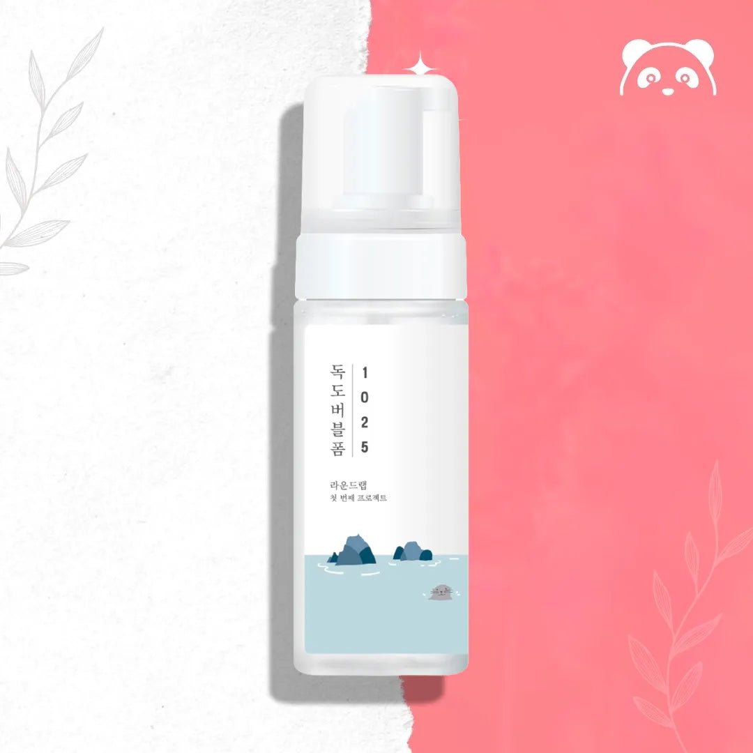 Pianka oczyszczająca do twarzy Round Lab 1025 Dokdo Bubble Foam – 150 ml