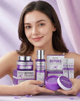 Zestaw do pielęgnacji twarzy Botoks Collagen 4w1 – płatki pod oczy, maska, esencja i krem