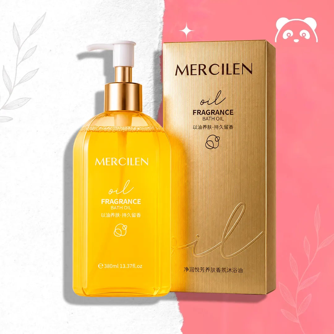 Olejek perfumowany do kąpieli i pielęgnacji ciała – Mercilen, 380 ml
