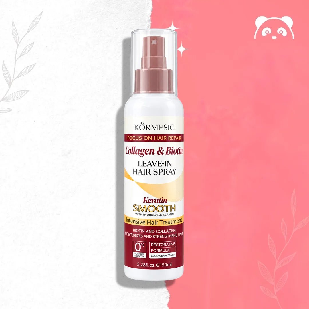 Kormesic Kolagen i Biotyna Spray do Włosów Bez Spłukiwania Odżywczy 150 ml - Spraye do włosów