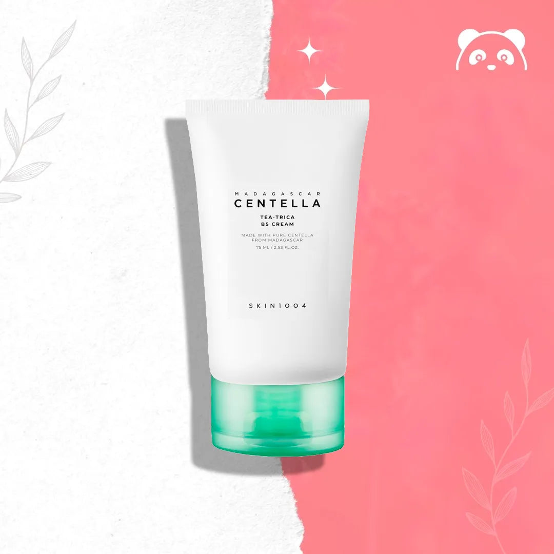 Krem ochronno-kojący do twarzy z 5% pantenolem SKIN1004 Madagascar Centella Tea-Trica B5, 75 ml
