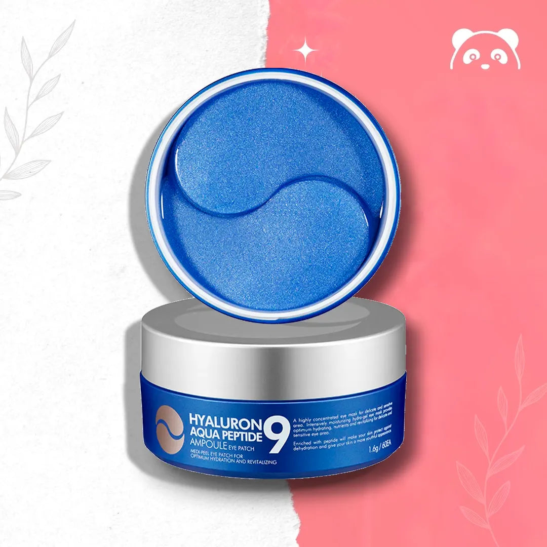 Hydrogelové polštářky pod oči MEDI-PEEL Hyaluron Aqua Peptide 9 – 60 ks.