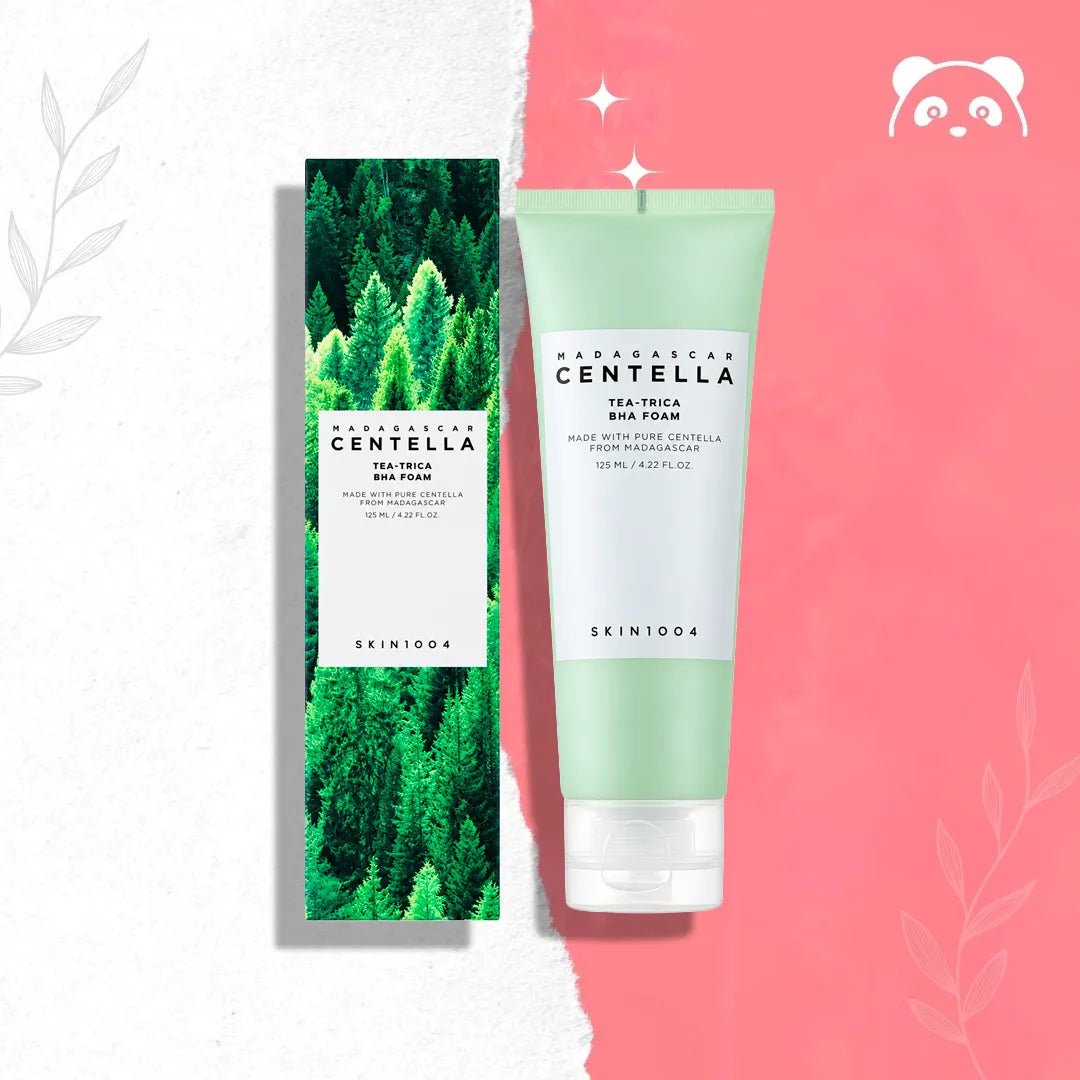 Pianka do mycia twarzy SKIN1004 Madagascar Centella Tea-Trica BHA Foam – 125 ml - Pianki do twarzy