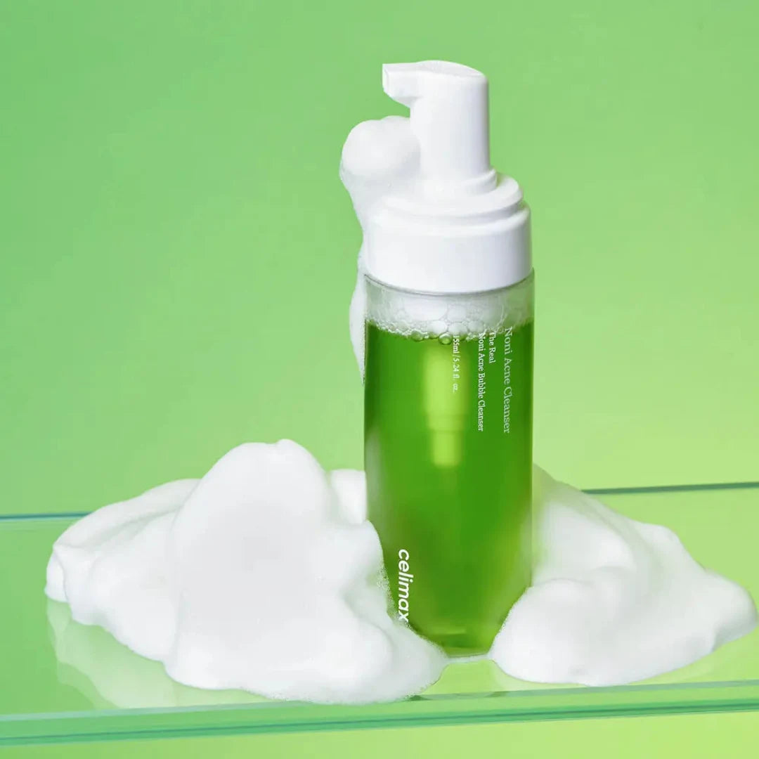Sejas attīrošās putas Celimax The Real Noni Acne Bubble Cleanser – 155 ml
