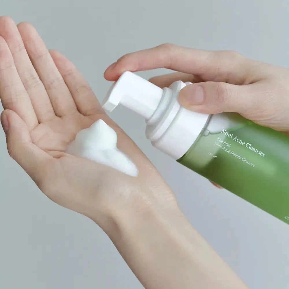 Sejas attīrošās putas Celimax The Real Noni Acne Bubble Cleanser – 155 ml