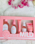 Zestaw do higieny intymnej — 5 produktów (wash 130 ml, spray 50 ml, serum 30 ml, gel 20 g, lotion 30 g)