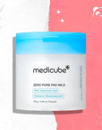 Medicube Zero Pore Pad Mild – jemné tonizačné tampóny na tvár – 70 ks.