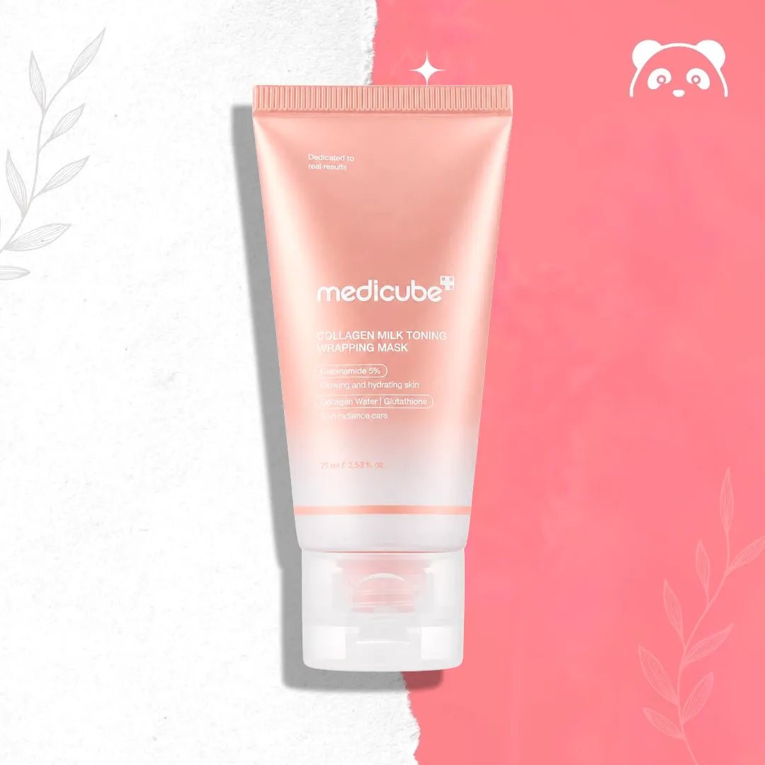 Medicube Collagen Milky Toning Wrapping Mask Rozświetlająca Maska Ujędrniająca 75 ml - Maski na noc