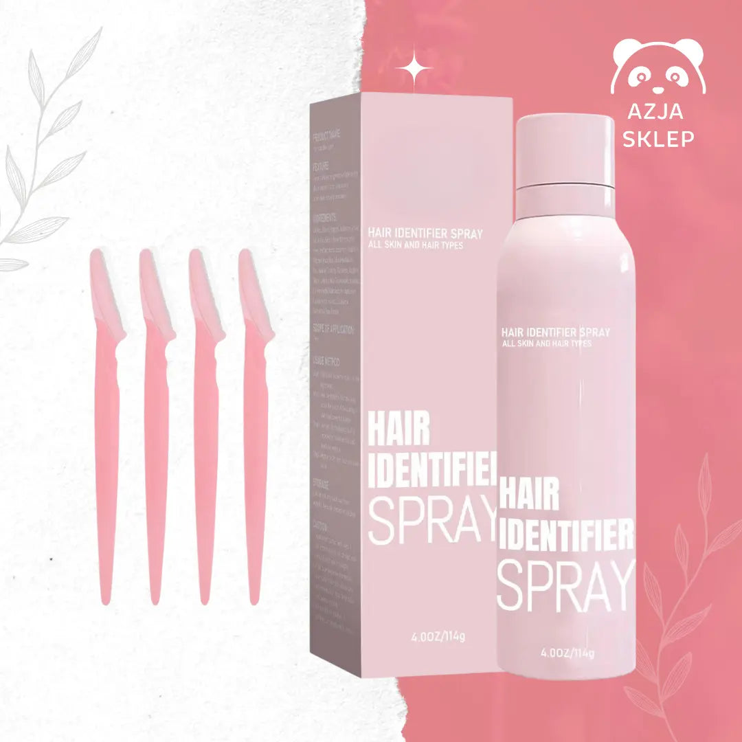 Facial dermaplaning spray + trimmer set as a gift